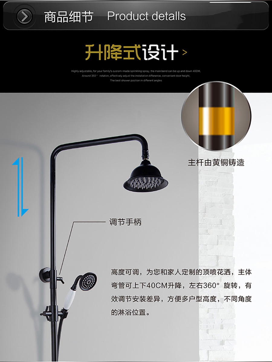 GOHGOH花灑，掛墻式增壓花灑