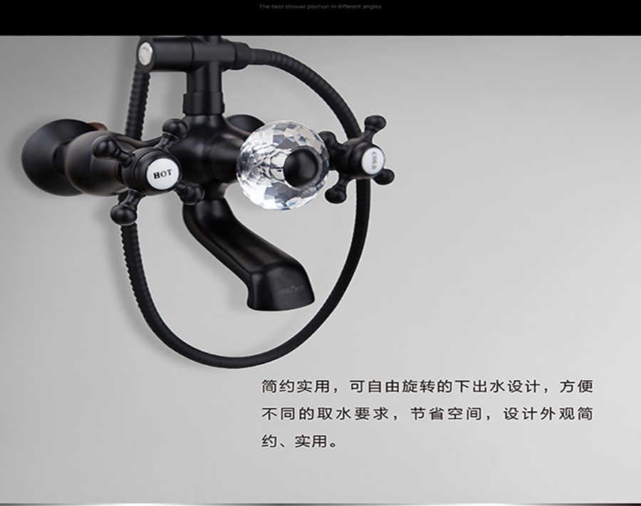 GOHGOH花灑，掛墻式增壓花灑