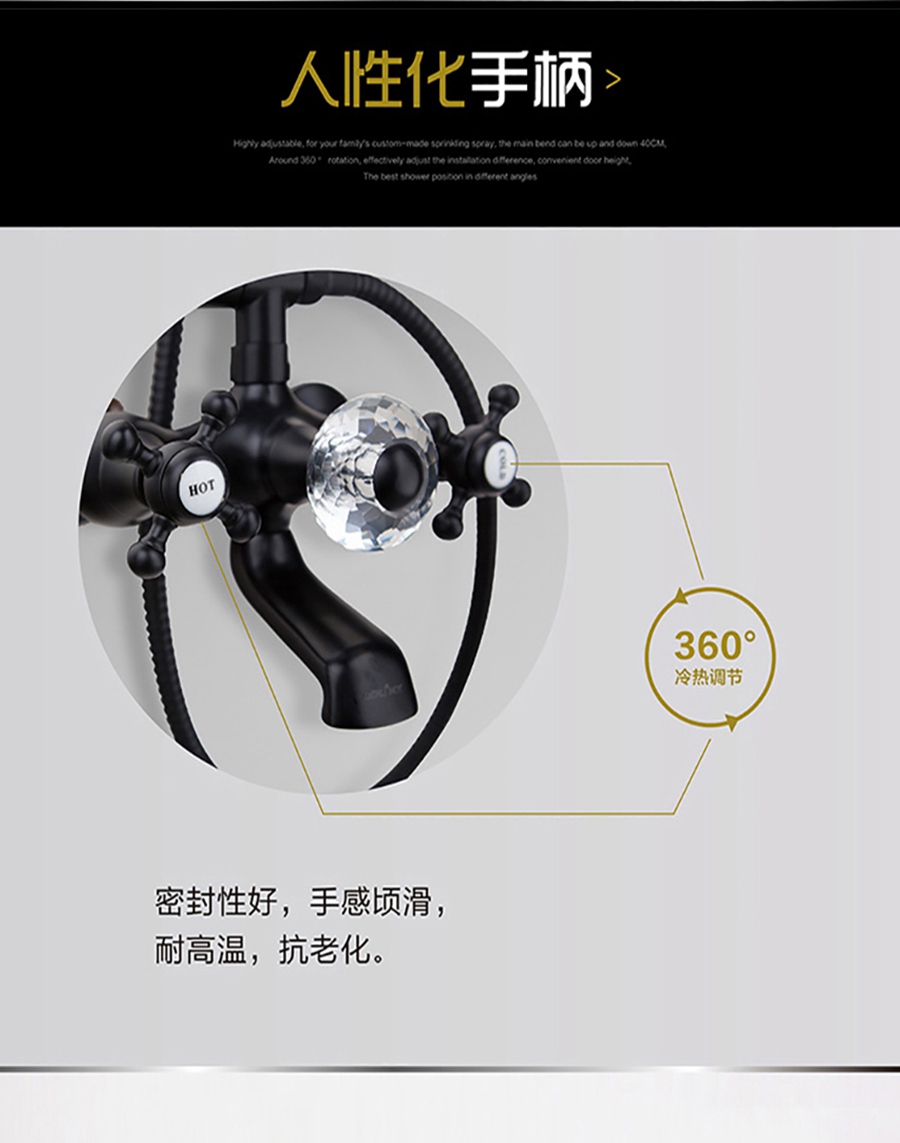 GOHGOH花灑，掛墻式增壓花灑